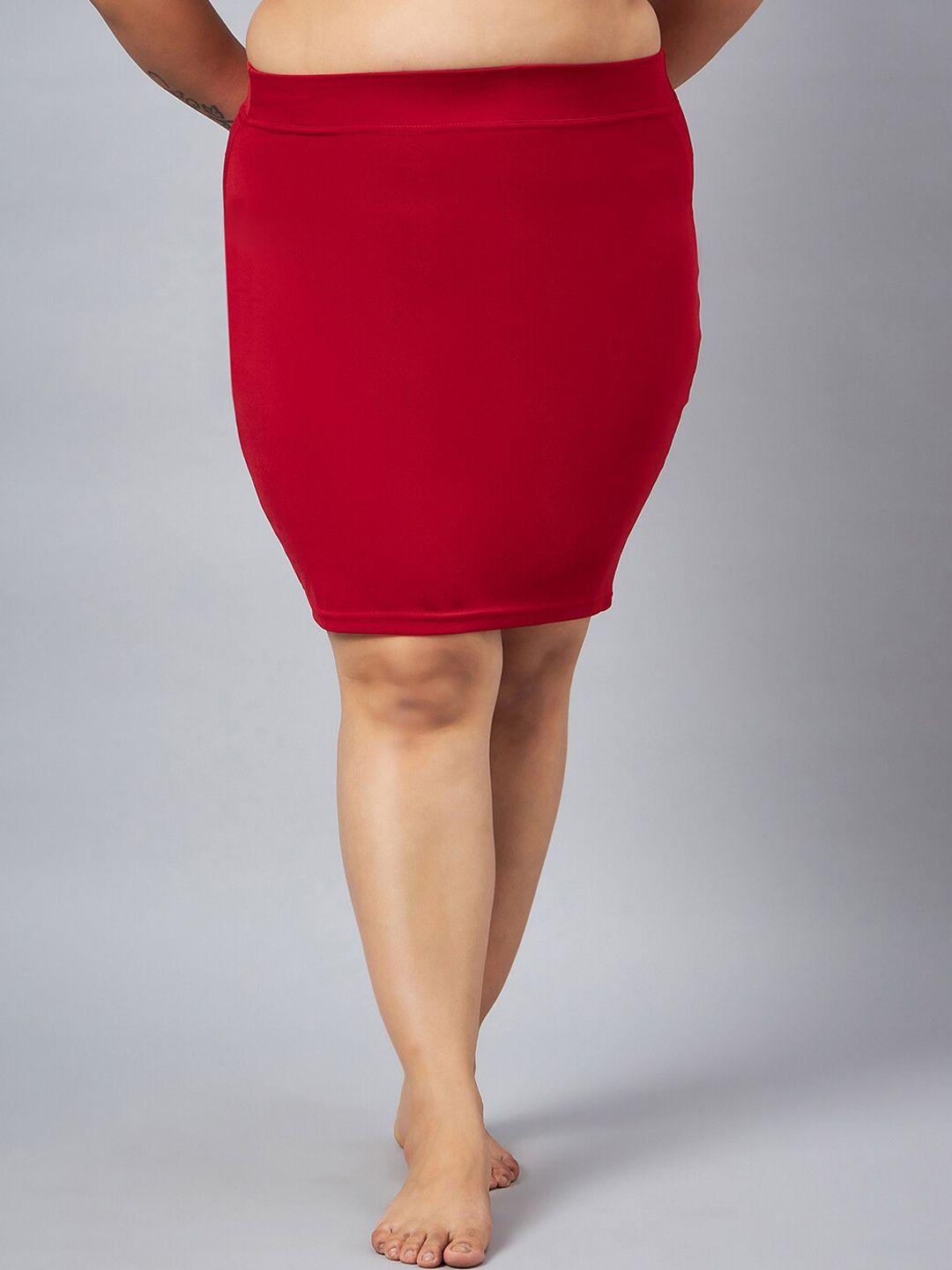 curves by zerokaata  plus size seamless skirt shapewear