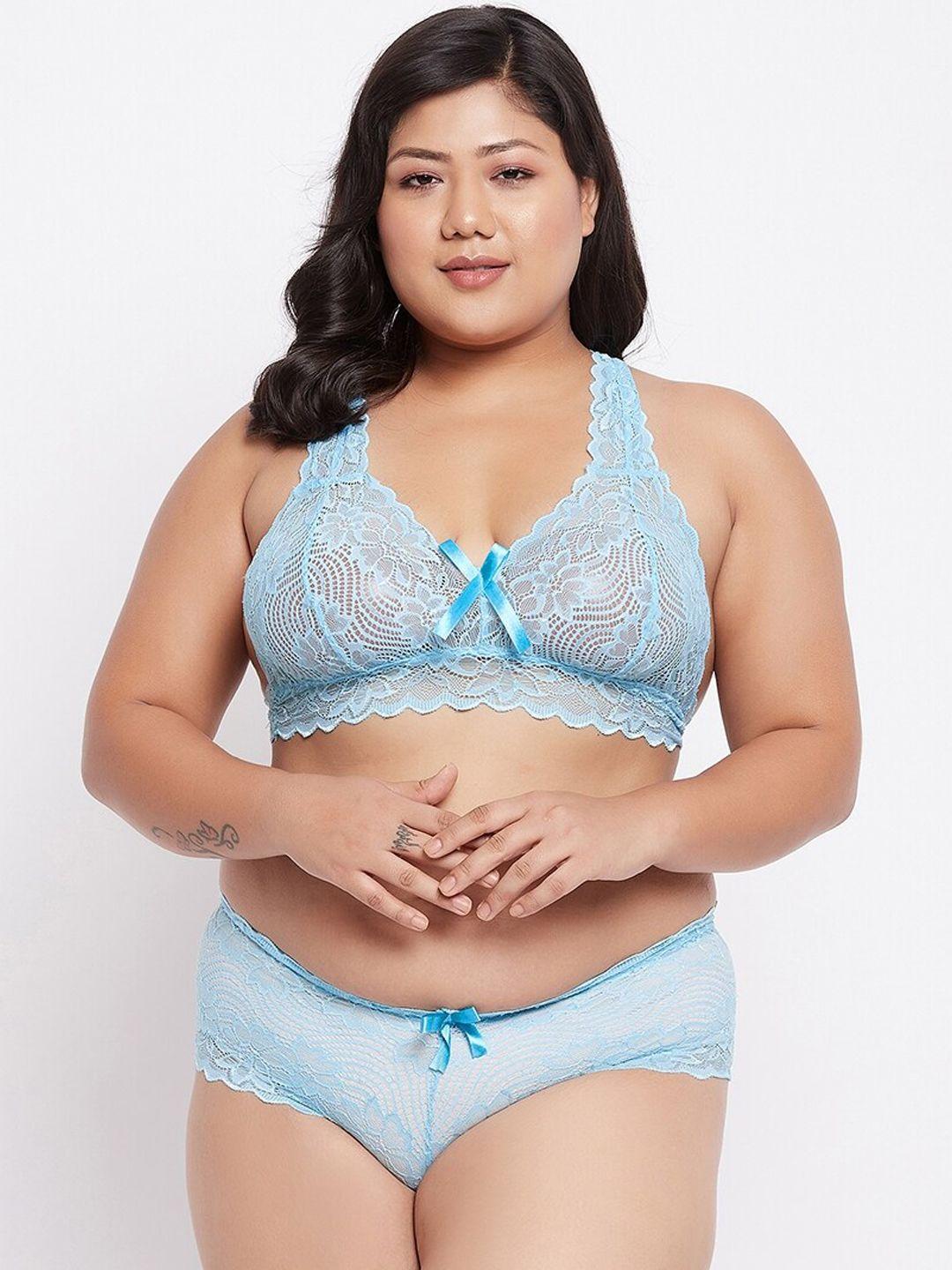 curves by zerokaata women plus size lace lingerie set