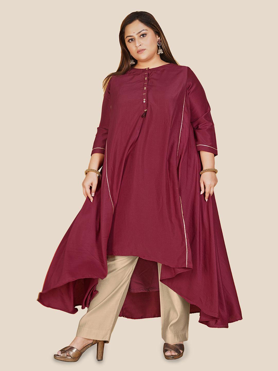 curvy lane round neck kurta