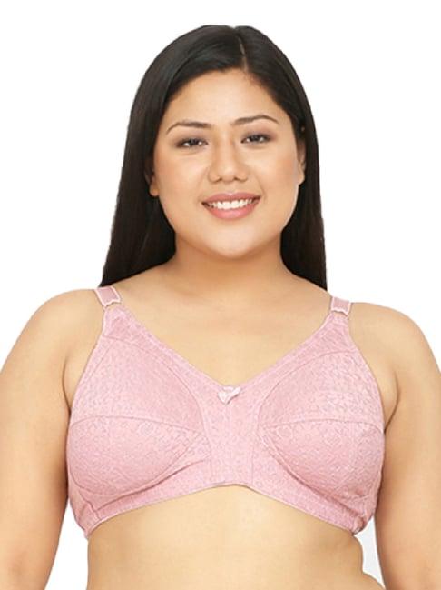 curvy love pink non wired non padded everyday bra