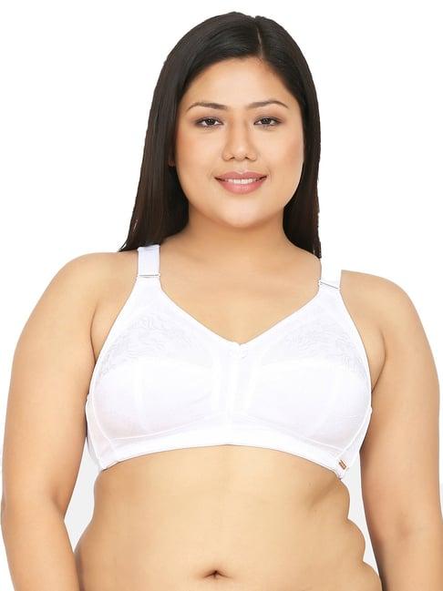 curvy love white non wired non padded everyday bra