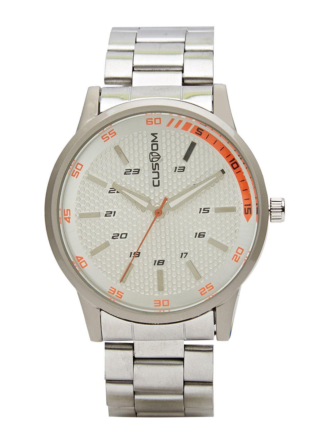 custom men off-white analogue watch 8907829043084