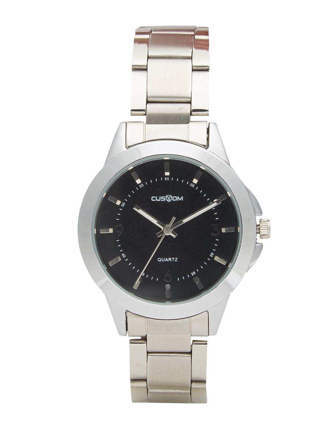 custom women black analogue watch 8907829043381