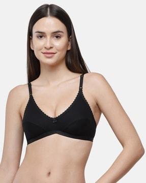 cut & sew non-padded bra