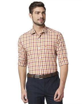 cutaway collar slim fit shirt