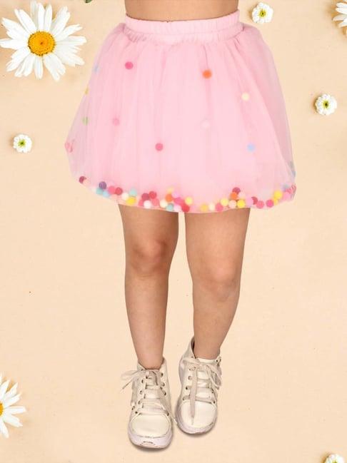 cutecumber kids pink embellished skirt