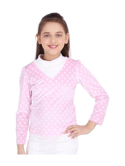 cutecumber kids pink printed top