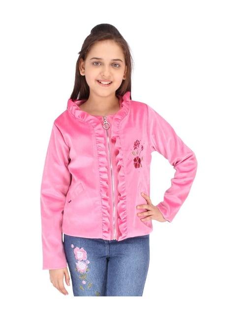 cutecumber kids pink regular fit jacket