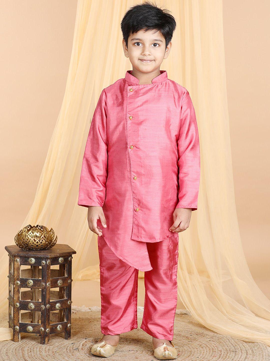 cutiekins boys mandarin collar kurta with pyjamas