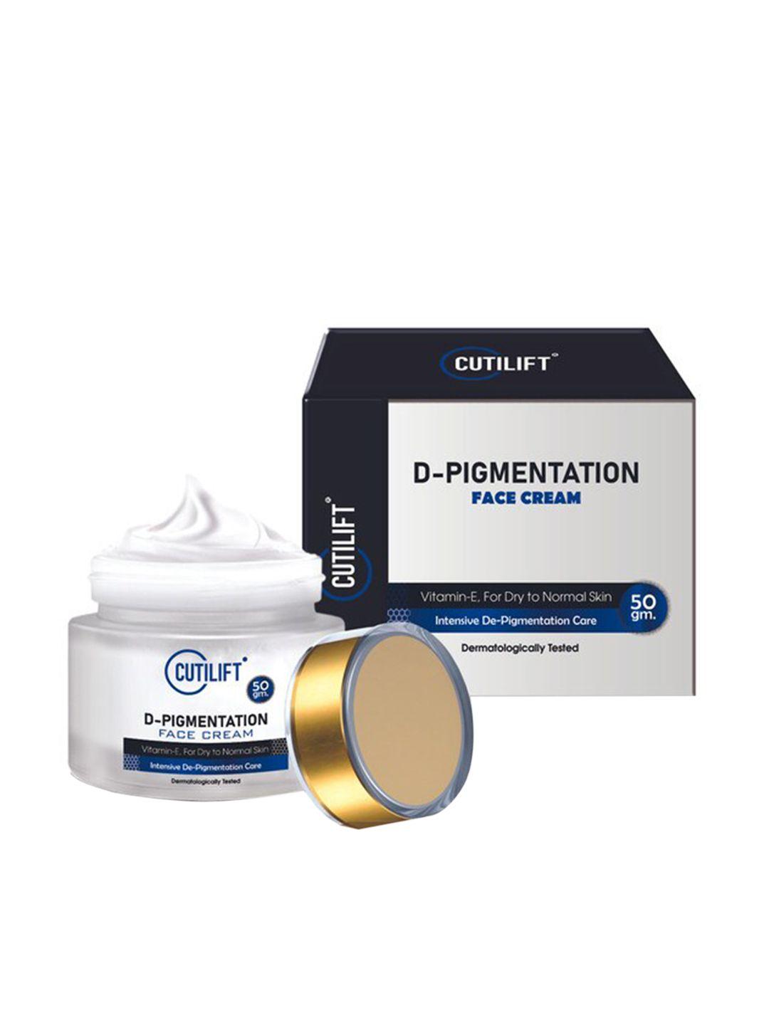 cutilift d pigmentation face cream for sensitive skin with vitamin e 50 gm