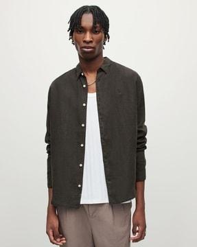 cypress linen relaxed fit shirt