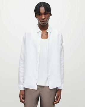 cypress linen relaxed fit shirt