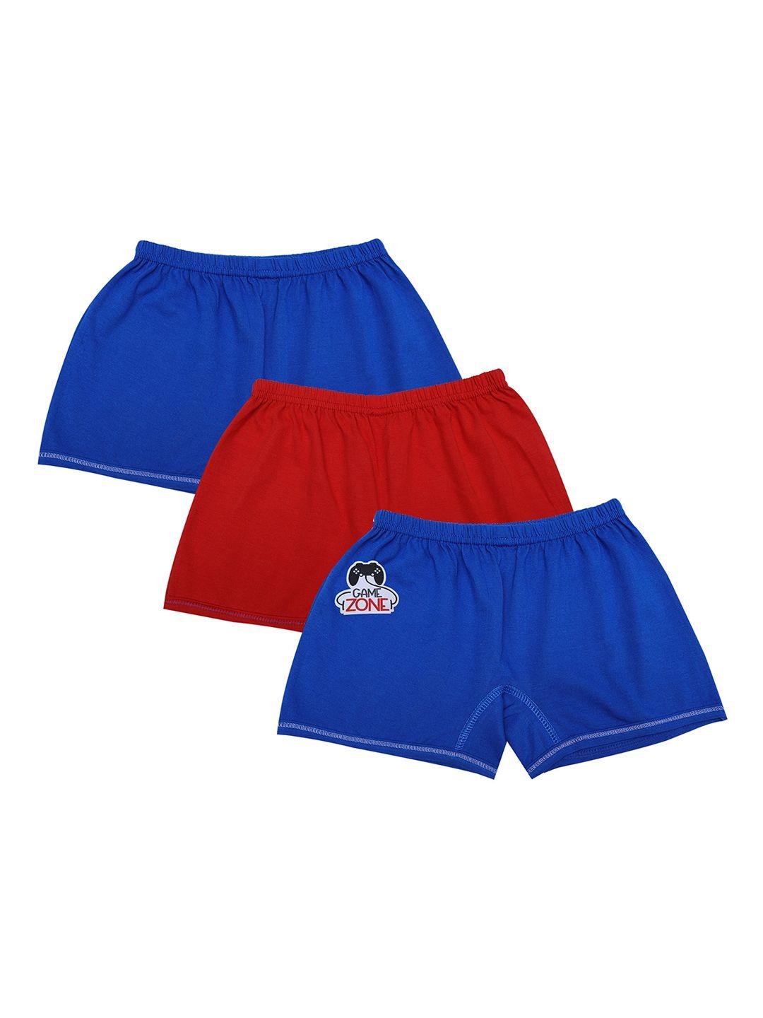 d'chica boys set of 3 solid shorts
