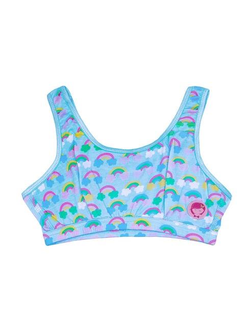 d'chica kids blue printed bras