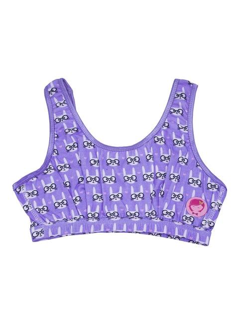 d'chica kids purple printed bras