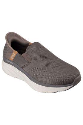 d'lux walker - orford synthetic mesh slipon men's casual shoes - brown