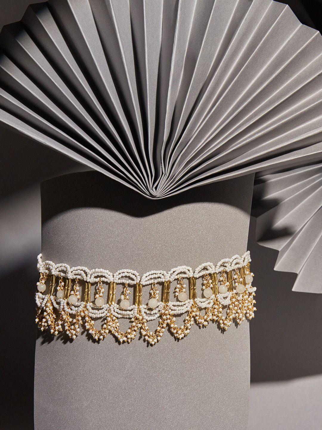 d'oro gold-plated choker necklace