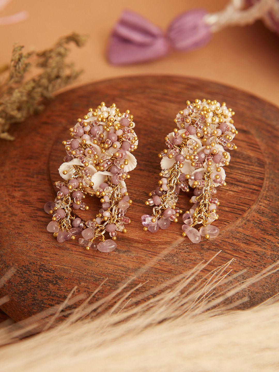 d'oro women contemporary drop earrings