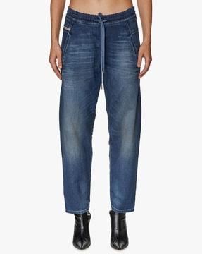 d-krailey boyfriend mid-rise lightly washed jogger jeans