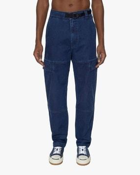 d-krooley-cargo tapered fit regular waist washed sustainable collection joggjeans