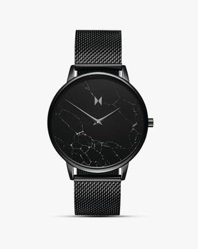 d-mb01-blma analogue watch with mesh strap