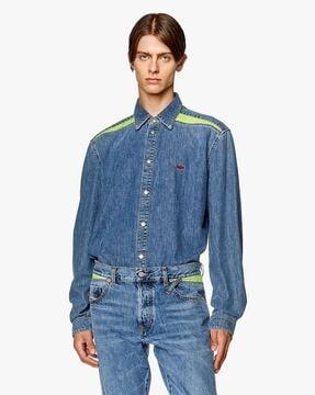 d-simply-rs-s regular embroidery shirt