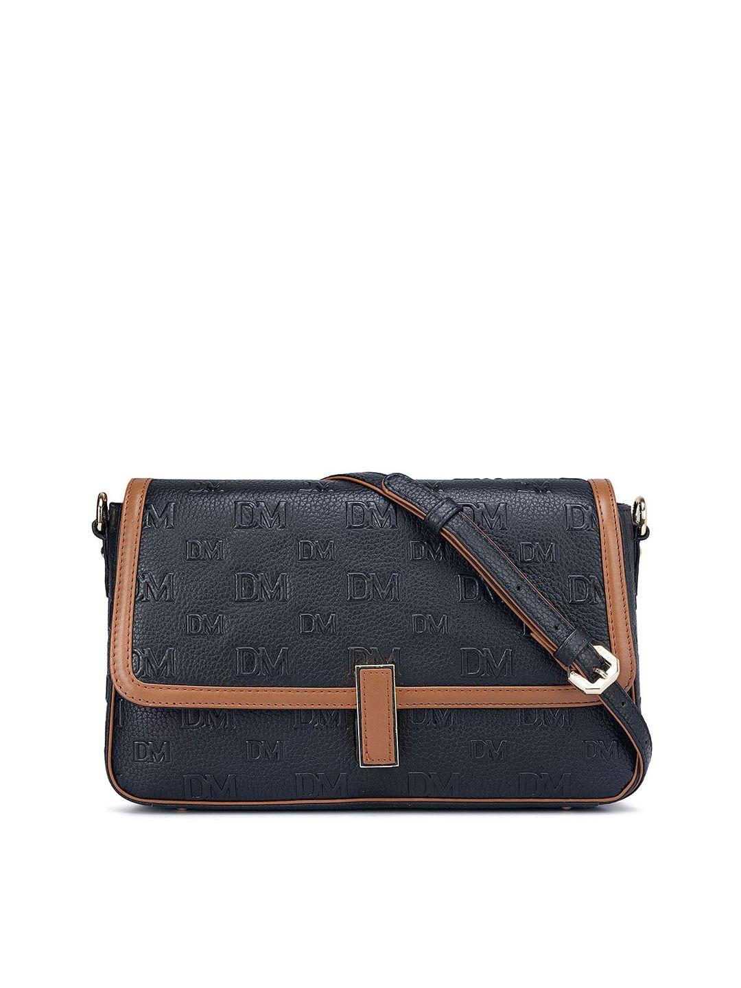da milano printed leather structured sling bag