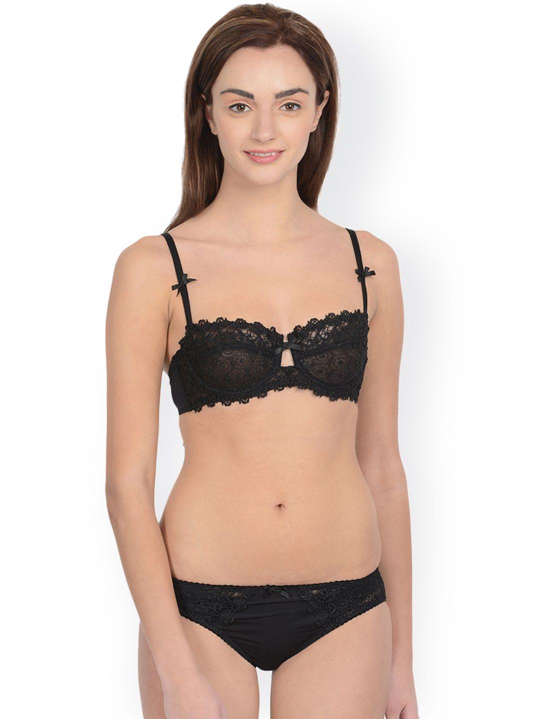 da intimo black lace lingerie set di-802