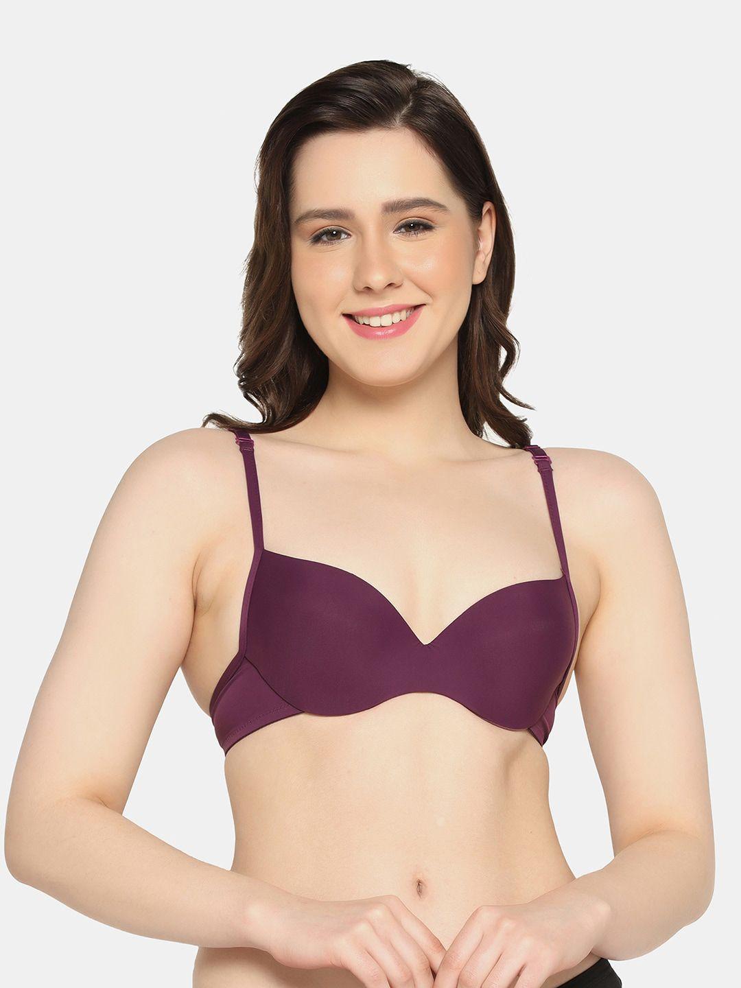 da intimo cut and sew underwired lightly padded bra