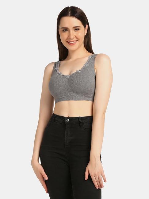 da intimo grey full coverage bralette