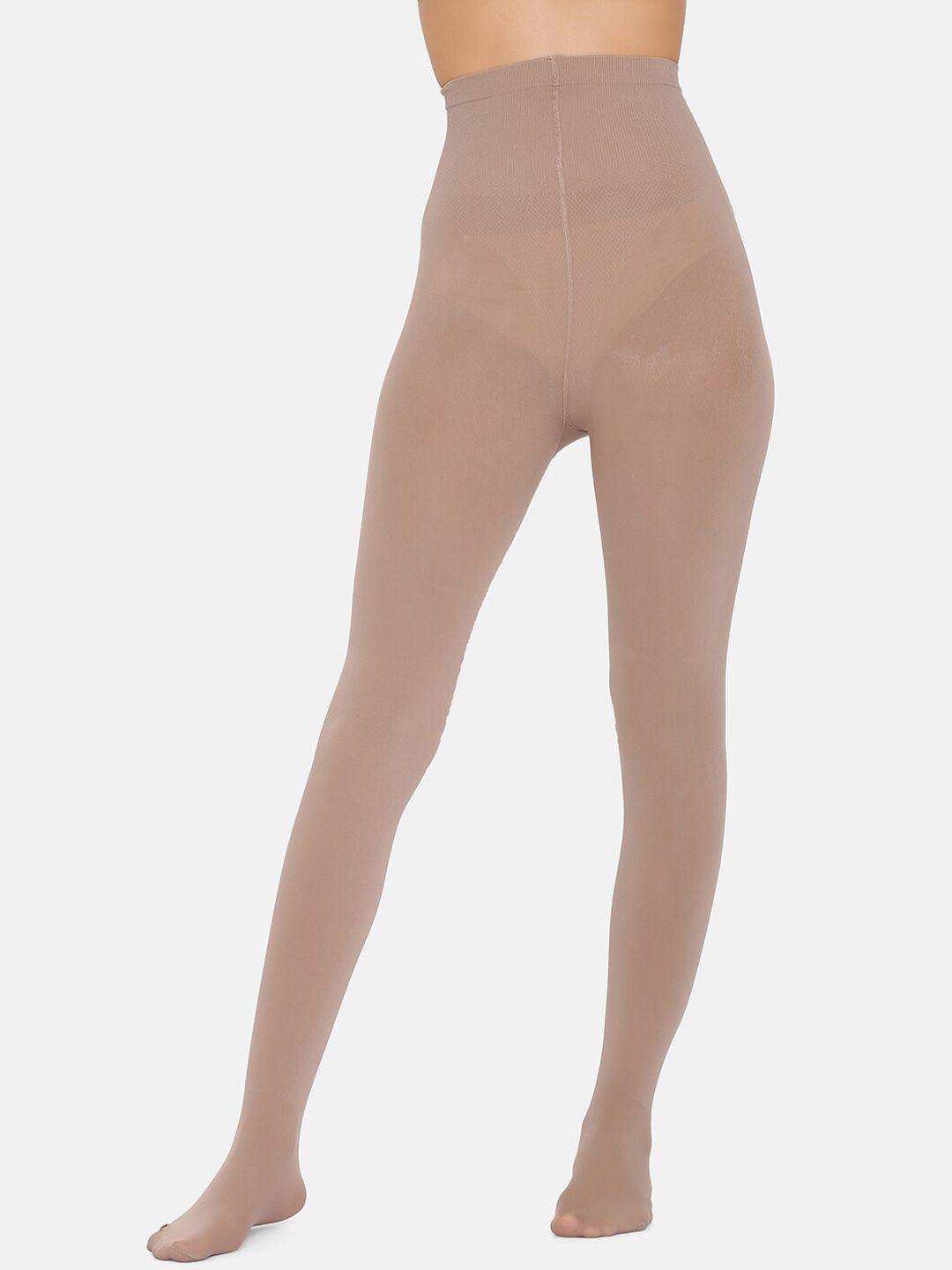 da intimo high waist shapewear integrated stockings  dss-05 brown-rc20