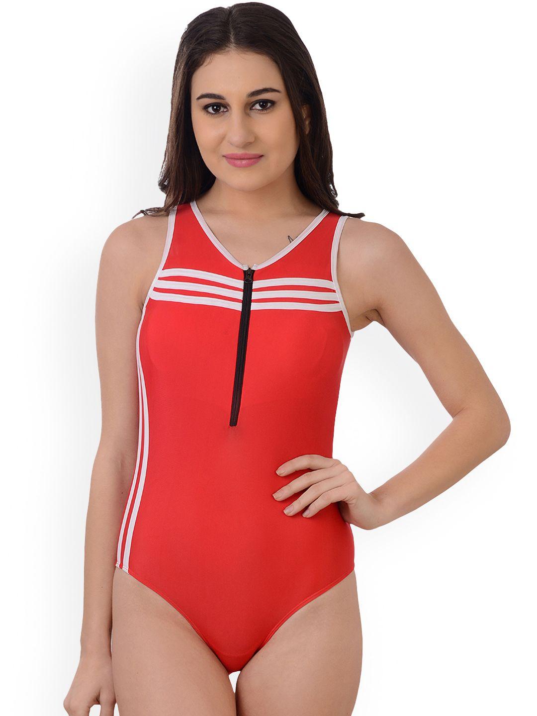 da intimo red solid swimwear dis-159