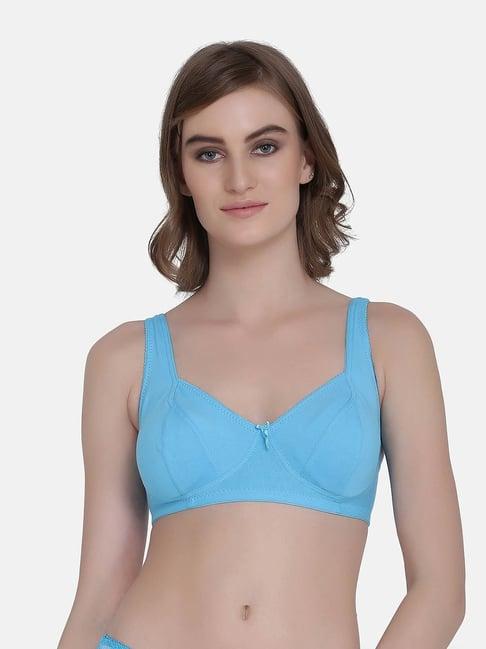 da intimo sky blue non wired non padded minimizer bra