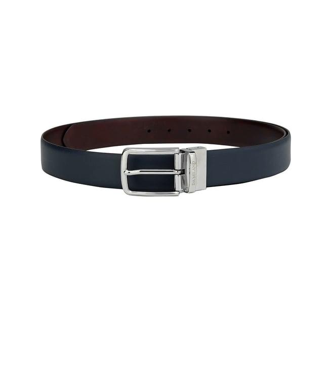 da milano blue genuine leather mens belt