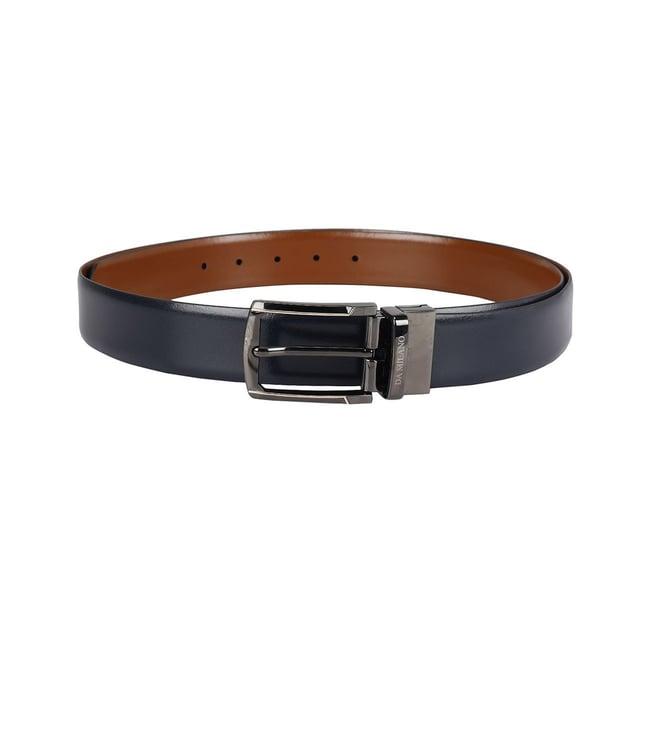 da milano blue genuine leather mens belt