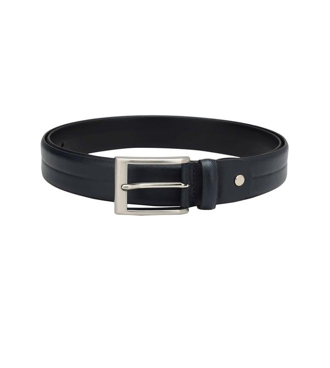 da milano blue genuine leather mens belt