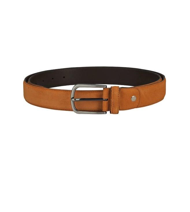 da milano brown genuine leather mens belt