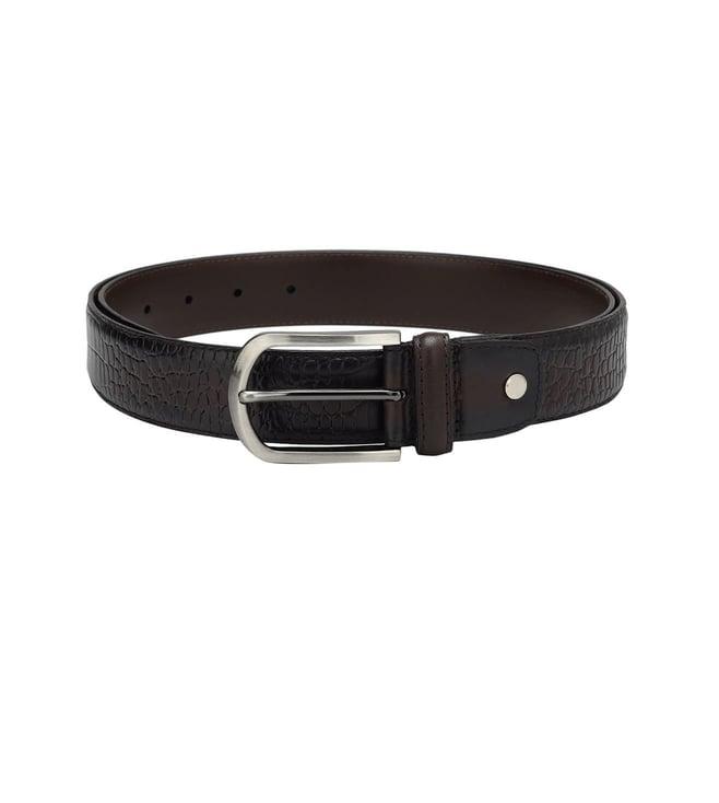 da milano brown genuine leather mens belt