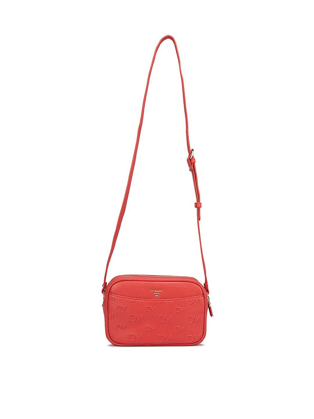 da milano floral leather structured sling bag