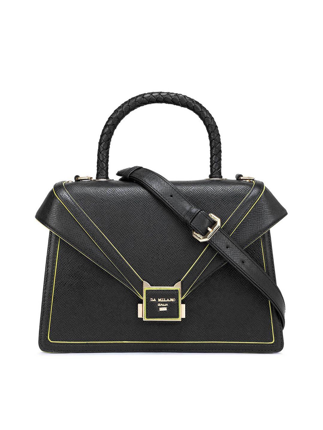 da milano leather structured satchel