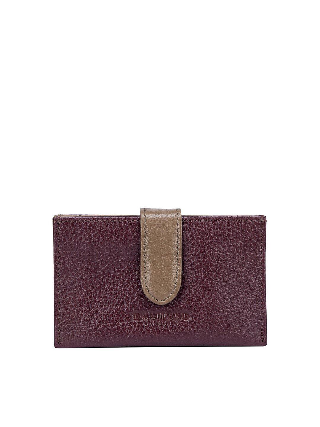 da milano men leather card holder