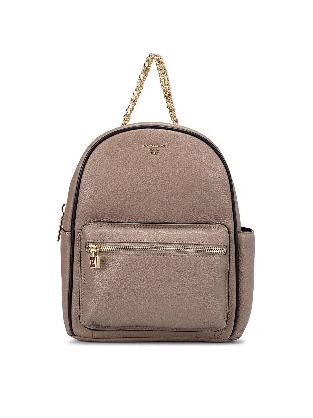 da milano non-padded leather backpack