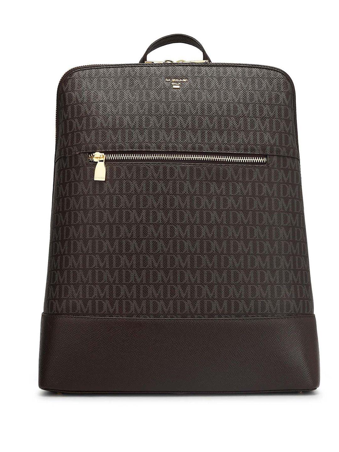 da milano textured leather backpack