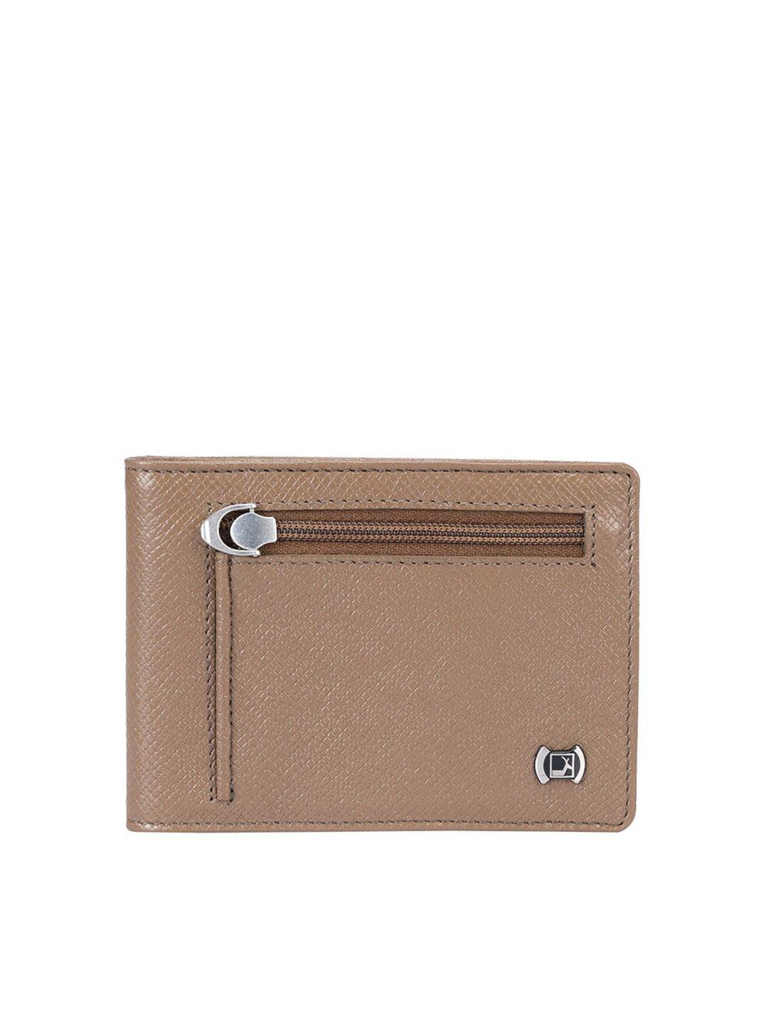 da milano textured leather money clip