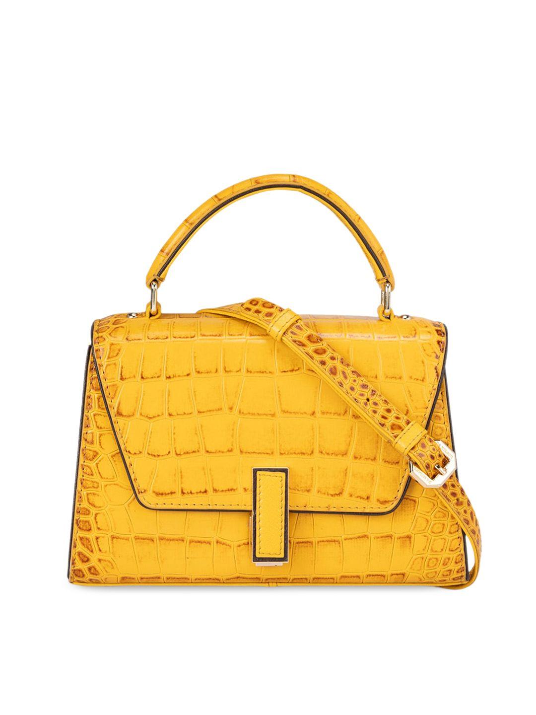 da milano textured leather structured satchel