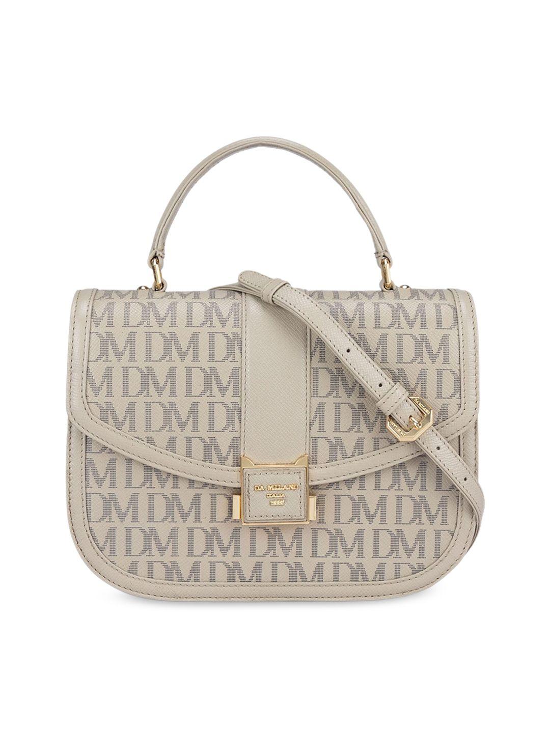 da milano textured leather structured satchel