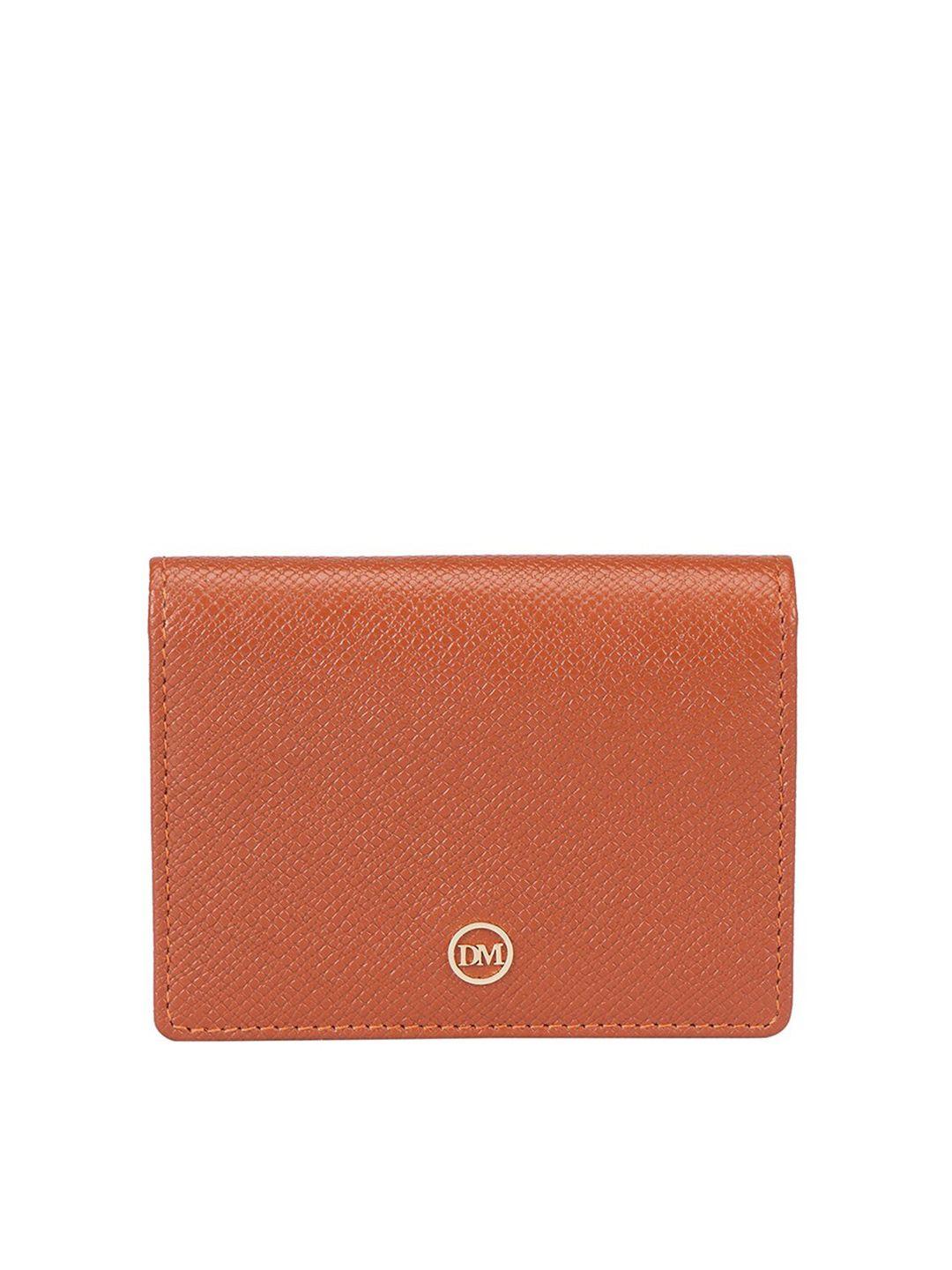 da milano textured leather two fold wallet