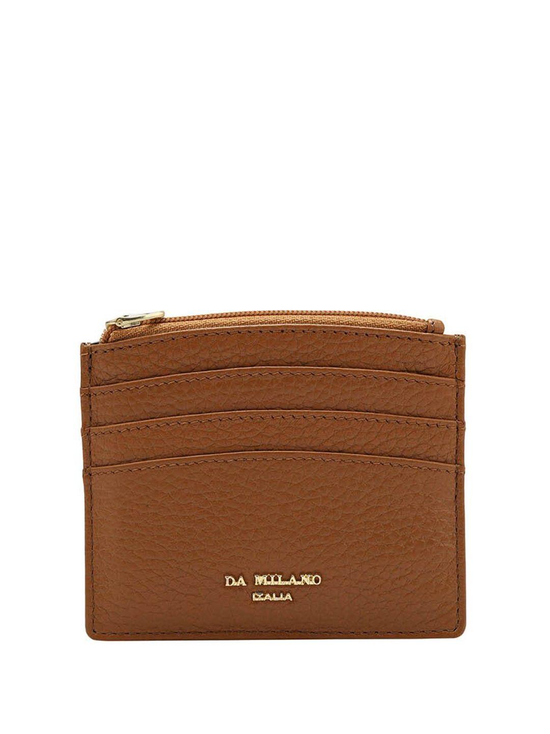 da milano unisex brown leather fashion