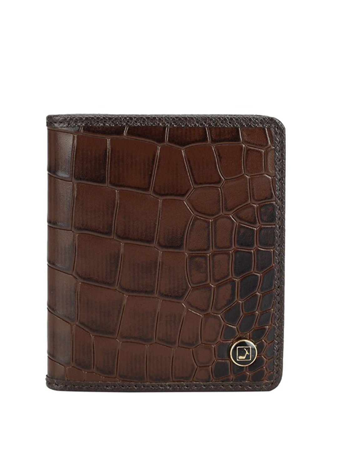 da milano unisex leather textured wallets