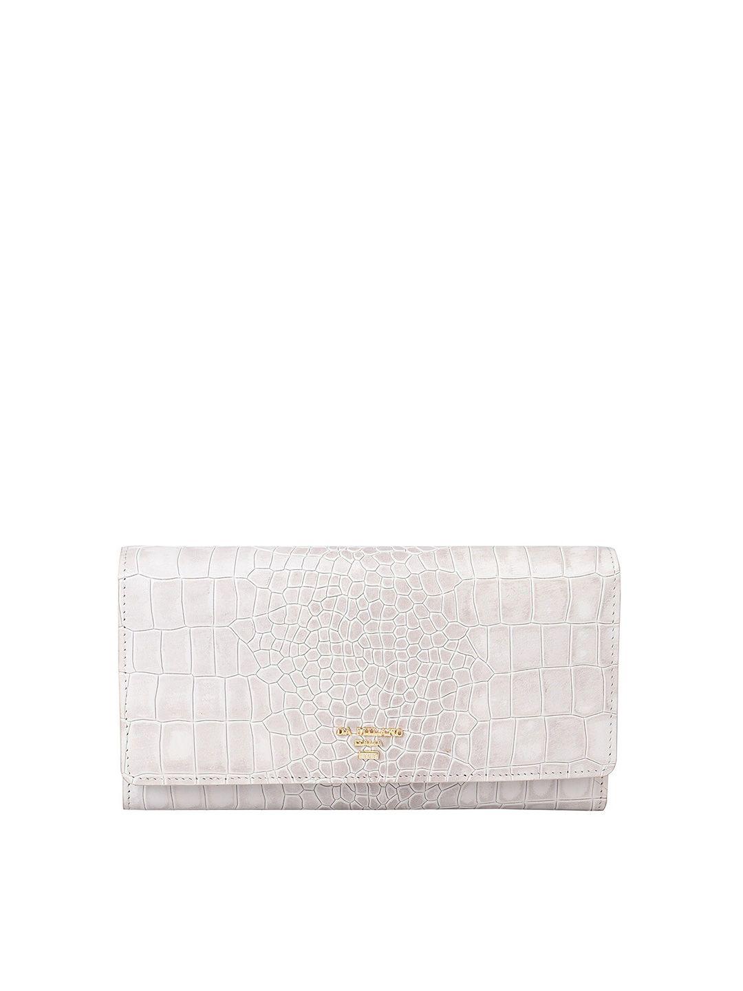 da milano women textured leather envelope wallet